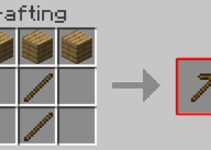 How To Make A Pickaxe in Minecraft