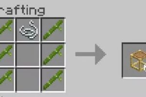 How To Make Scaffolding in Minecraft